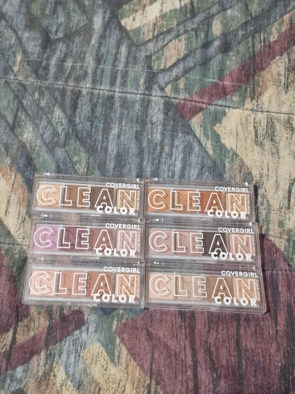 Covergirl Clean Color Eyeshadow Bundle (6 Palettes) – Mostly New